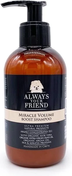 Always Your Friend – Miracle Volume Shampoo Voor Honden En Katten – Hoog Geconcentreerde Formule Dus Zeer Zuinig- 250 Ml