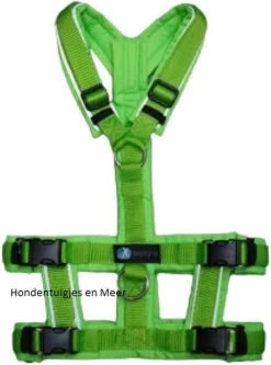 Annyx Hondentuig Y Model Anti-ontsnapping XS Voor Borstomvang 43-52cm-FLUORGROEN LIMITED EDITION