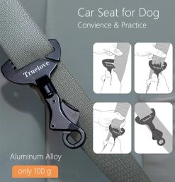Autogordel Hond – Auto Gordel – Auto Riem – Hond – Auto Gordel – Gordel – Hondengordel – Reizen – Veilig – Haak