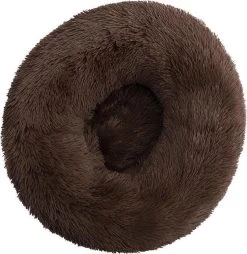 BEESSIES® Donut Hondenmand/hondenkussen 100 Cm – Wasbare Hoes – Donkerbruin – Hond Kussen Mand
