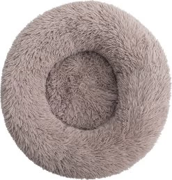 BEESSIES® Donut Hondenmand/kattenmand 70 Cm – Wasbare Hoes – Taupe – Hond Kussen Mand