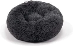 Beeztees Yali – Hondenmand – Pluche – Grijs – Diam. 50 Cm