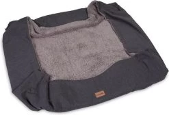 Brunolie Emma Hondenmand Reservehoes – Wasbaar – Slipvrij – Ademend – Maat L (100 X 30 X 90 Cm) – Grijs