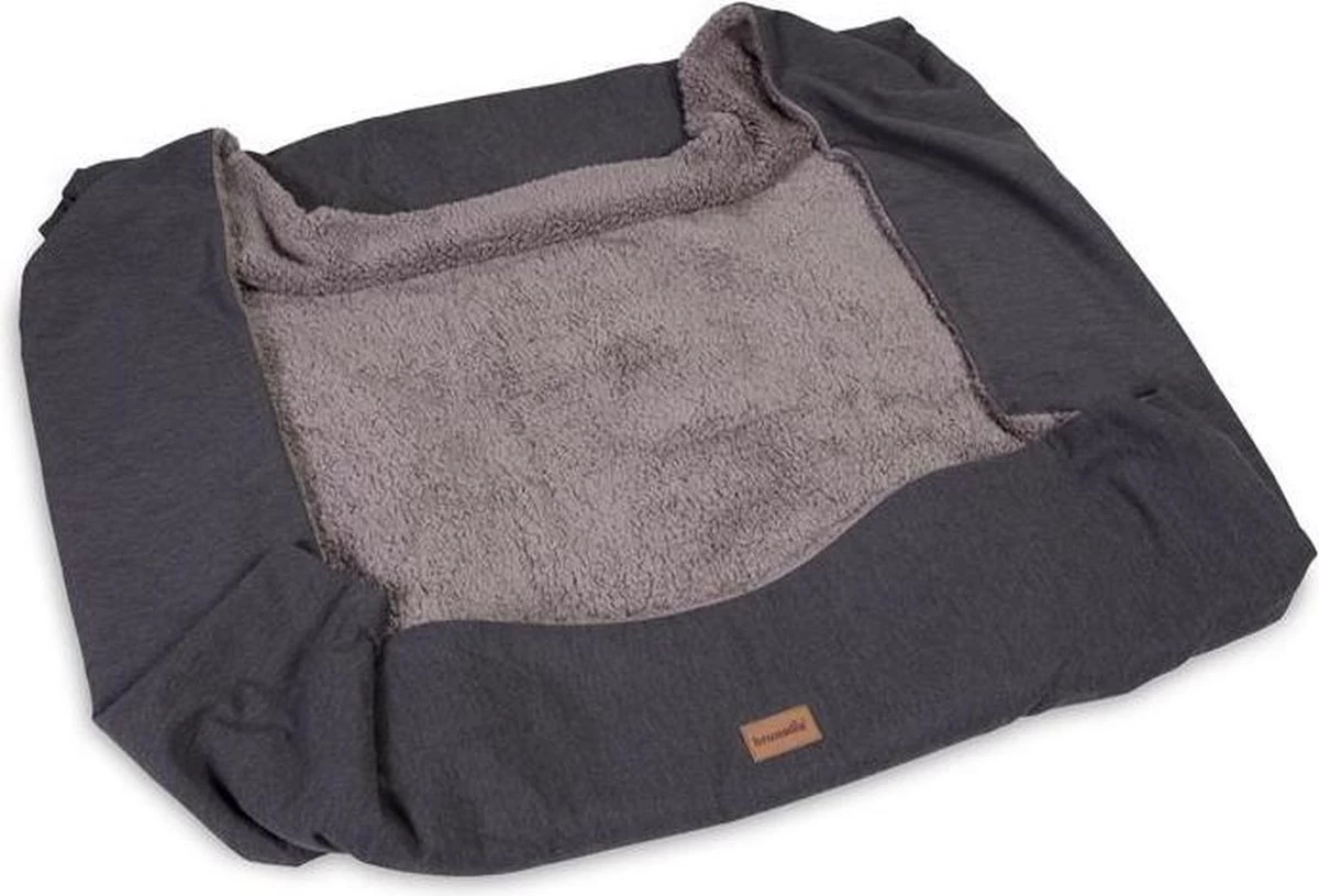 Brunolie Emma Hondenmand Reservehoes – Wasbaar – Slipvrij – Ademend – Maat L (100 X 30 X 90 Cm) – Grijs
