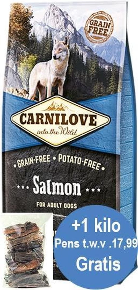 Carnilove Hondenbrokken – Zalm – 12 Kg