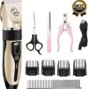 Complete Hondentondeuse Set – Draadloos Tondeuse – Scheerapparaat Voor Je Hond Of Kat – Huisdier Trimmer – Professionele Dierentondeuse – Dieren Verzorging –