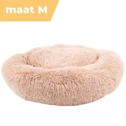 Coooper Donut Hondenmand – Fluffy Hondenmand – 60 Cm – M – Wasbaar – Pluche