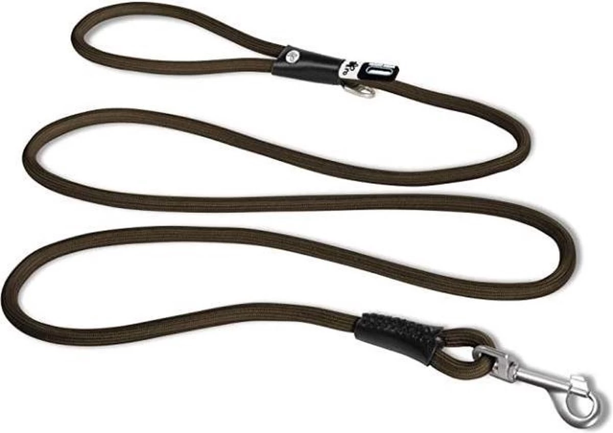 Curli Hondenlijn Stretch Comfort Leash 1×180 Cm Nylon Bruin