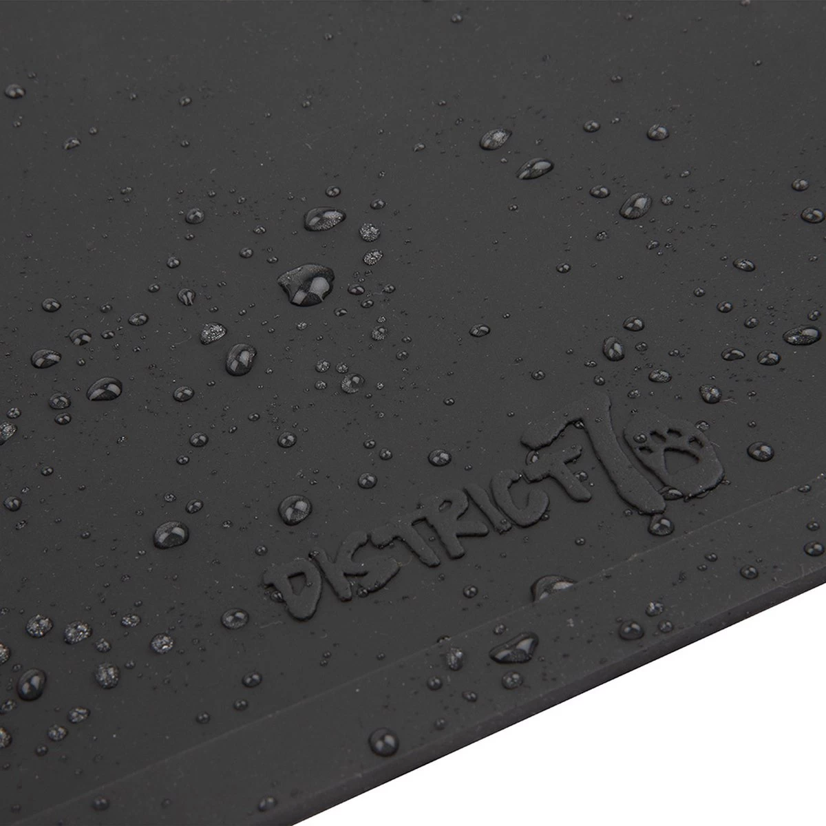 District 70 SERVE – Placemat Voor Honden En Katten – Matcht Met De BAMBOO Voerbakken – Merengue, Ice Blauw En Donker Grijs – 50 X35 Cm – Donkergrijs