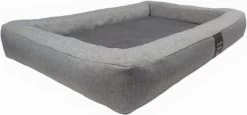 DoggyBed – Orthopedische Hondenmand – Soft Style – 120x80x20cm – Grijs