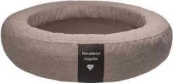 DoggyBed – Orthopedische Hondenmand – Soft Style – Rond Ø 120 – Bruin