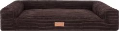 Dog’s Lifestyle Hondenmand Rib Lounge Bed Supersoft Bruin 120cm