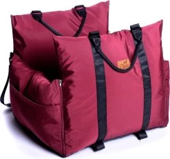 Dogs&Co Luxe Honden Autostoel Royal+ Bordeaux Waterproof