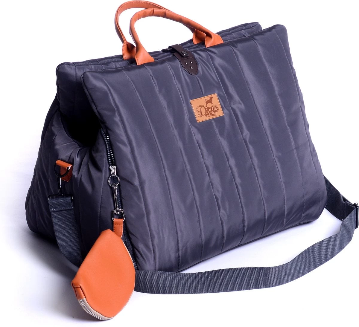 Dogs&Co Luxe Multifunctionele Honden Draagtas Voor Honden Tot 8KG – Antraciet – Autostoel Voor De Hond