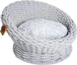 Duvo+ Oyster Sofa In Katoentouw Grijs 49x49x28cm