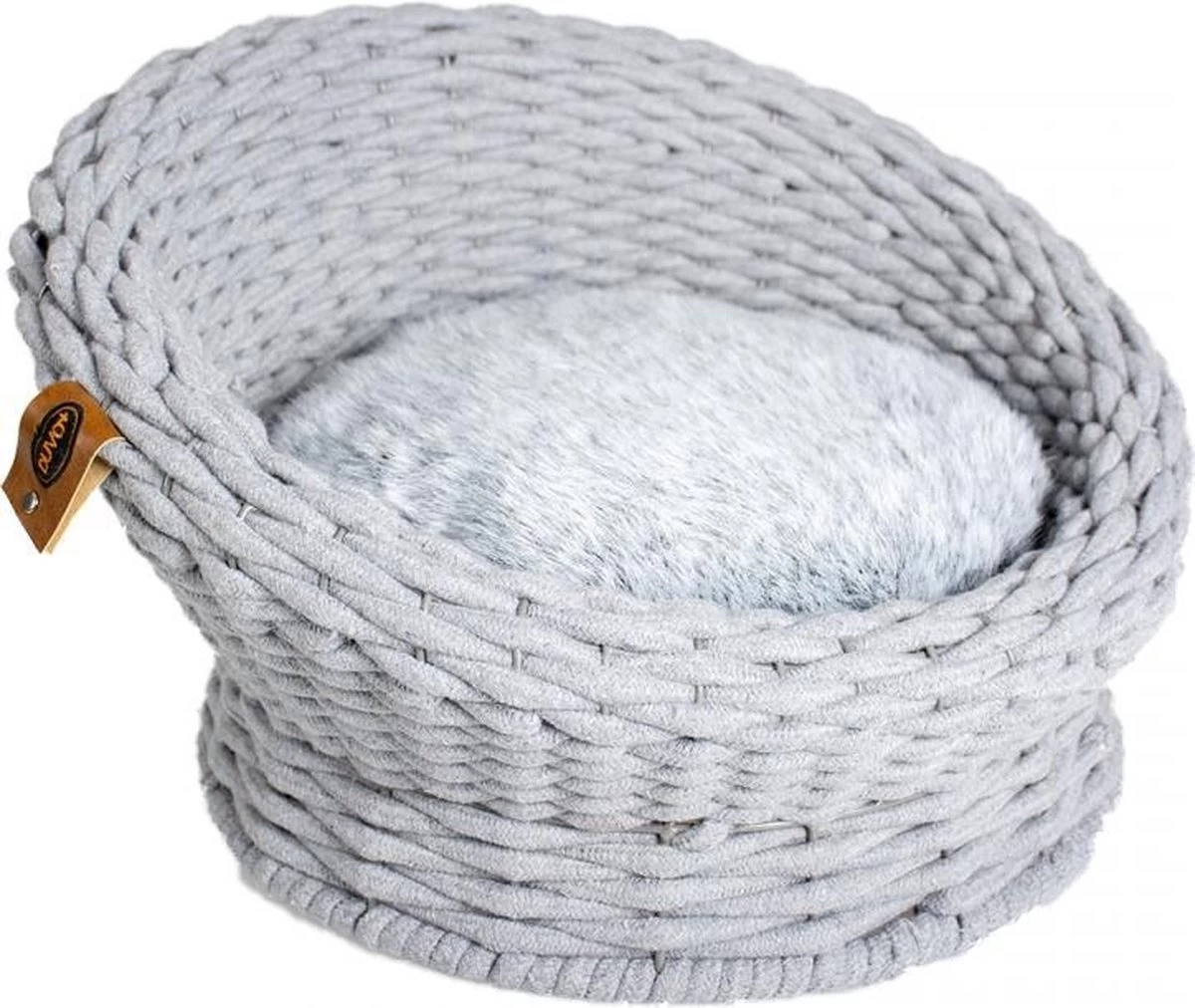 Duvo+ Oyster Sofa In Katoentouw Grijs 49x49x28cm