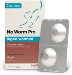 Emax Exil No Worm Pro – Hond – 2 Tabletten