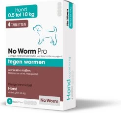 Emax Exil No Worm Pro – Kleine Hond – 4 Tabletten