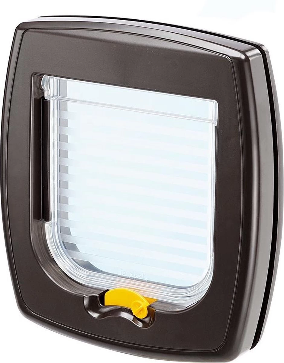 Ferplast Katten- En Hondenluik Swing 11 Bruin/transparant