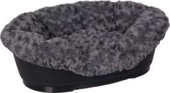 Flamingo – Hondenmand Hoes Cuddly – Grijs – 80/90 X 53 X 17 Cm