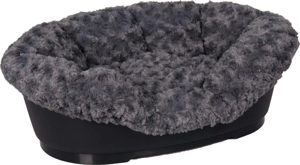 Flamingo – Hondenmand Hoes Cuddly – Grijs – 80/90 X 53 X 17 Cm