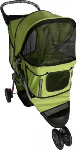 Hondenbuggy Groen Met 3 Wielen