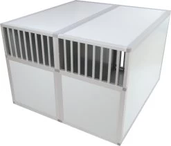 Hundos Pro Autobench Recht Model Dubbel 100x95x67 Met Spijlen