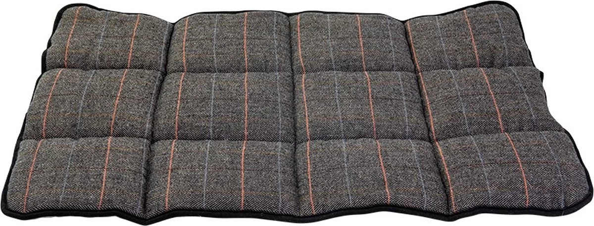 Jack And Vanilla Benchmat – Dierenmat – Hondenmat – TARTAN – Bench Mat – Grijs – M – 73x45cm