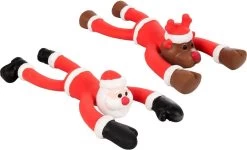 Flamingo Kerstspeelgoed Stretch – Rood – 30 X 16 X 8 Cm