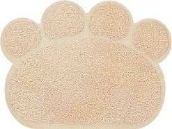 Leshuang®️ – Placemats – Kattenbakmat – Placemat Voerbak – Mat – Antislip – 40 X 30 Cm – Beige