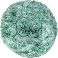 MAND! Donut Hondenmand/hondenkussen 80 Cm – Groen Wit – Hond Kussen Mand