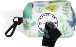 Meritosh© Dino Groen – Poepzakjeshouder – Hondenzakjes Dispenser Honden Poepzakhouder