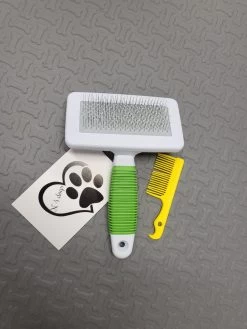 N4dogs – Hondenborstel – Slicker Brush – Honden Borstel Universeel – Kattenborstel – Reinigende Borstel