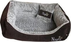 Nap’z Divan Hondenmand Met Kussen Bruin 100x80x25 Cm