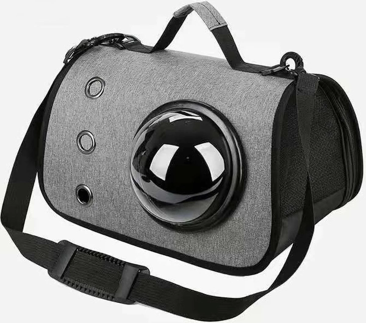 Nixnix – Katten Rugtas Grijs – Hondenrugzak – Draagtas Hond – Hondentas – Reistas Kat – Huisdieren Reistas – Max 8 Kg – Backpack