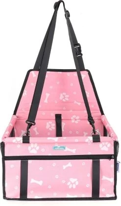 Nobleza Hondenstoel Auto – Hondenzitje Auto – Autostoel Hond – Autozitje Hond – Hondenmand Auto – Roze