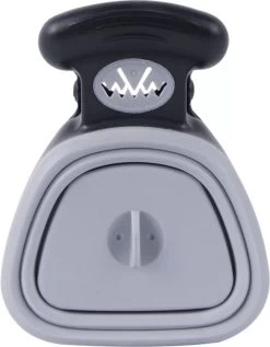 Opvouwbare Poepschep – Pooper Scooper Hondenpoep Schep – Hondenpoep Dispenser – Poepzakjes Hond Grijs 14 X 11.5 Cm