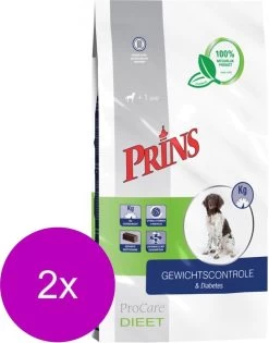 Prins Procare Dieet Gewichtscontrole&Diabetes Gevogelte – – 2 X 15 Kg
