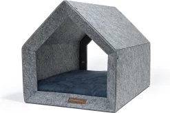 Rexproduct Hondenhuis – Hondenhuisjes Voor Binnen – Hondenkussen Inbegrepen – Hondenhok – Hondenmand – Gerecycled PETflessen – PETHome