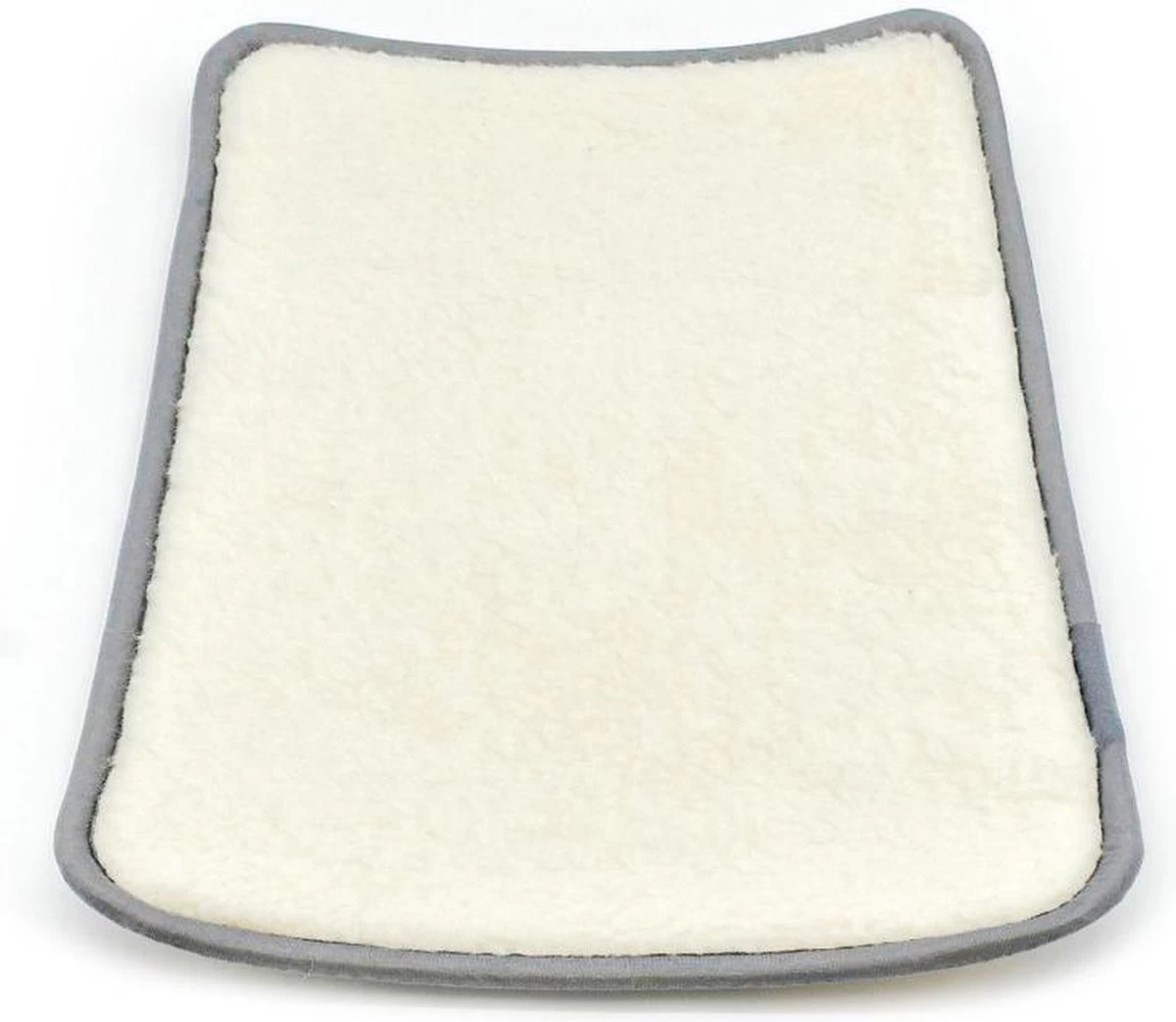 Schapenwollen Mat Voor Uw Huisdier – Dierenmat – Hondenmat – Kattenmat – Benchmat – Merino Wol – Anti Slip – 90 X 60 Cm. – Maat L