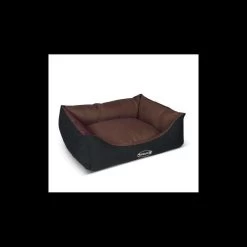 Scruffs Expedition Box Bed – Hondenmand Water- En Vuilafstotend In Grijs En Bruin – In S/M/L/XL – Kleur: Chocolade, Maat: Large