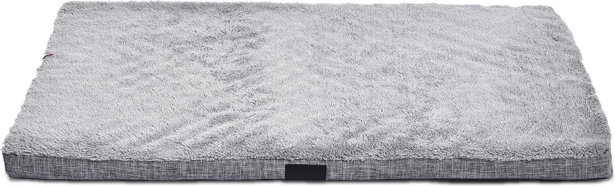 Topmast Benchkussen Hondenkussen Hondenmatras – Traagschuim Orthopedic Grijs – 58.5 X 40.5 Cm