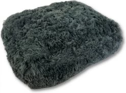 Topmast Fluffy Lounge Serie – Hondenkussen – Antraciet – 56 X 40 X 13 Cm – Hondenmand – Dierenkussen – Kattenkussen – Kattenmand