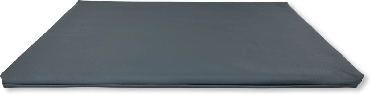 Topmast Leatherlook Benchkussen – Antraciet – 120 X 75 Cm – Benchmat – Benchmatras – Spatwaterdicht – Hondenkussen