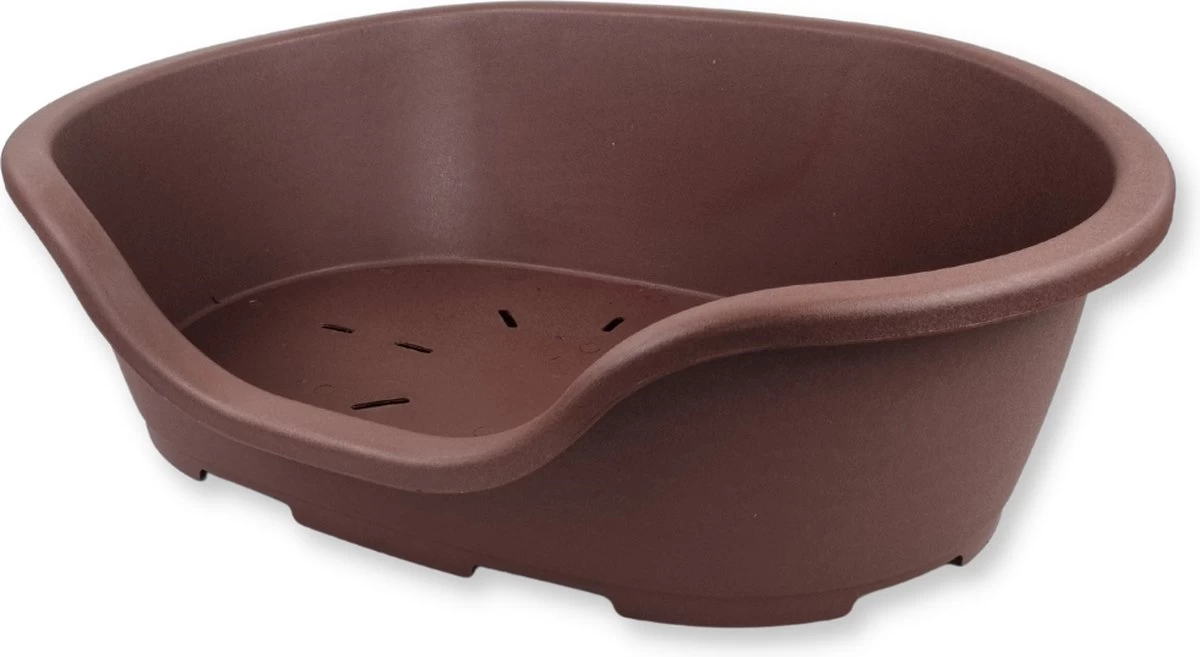 Topmast STRONG Perla – Kunststof Hondenmand – 61 CM – Bordeauxrood – Hondenmanden – Dierenmanden