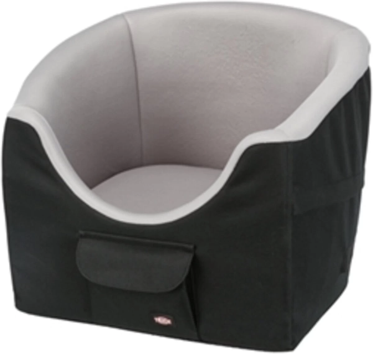 Trixie Hondenmand Autostoel Zwart / Grijs – 45X42X39 CM
