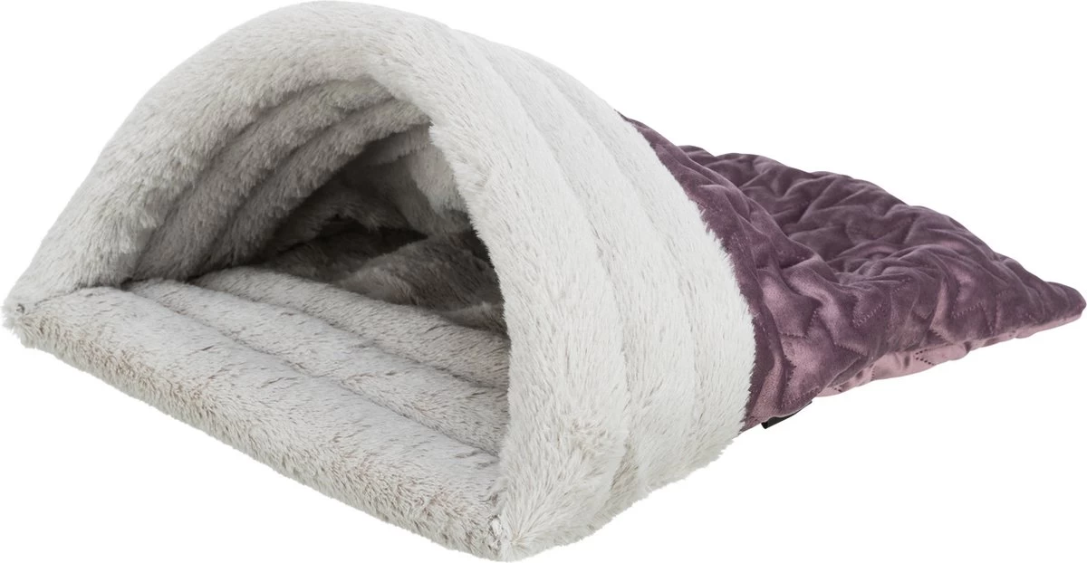 Trixie Kattenmand Slaapzak Estelle Bes / Grijs – 45X4X20 CM