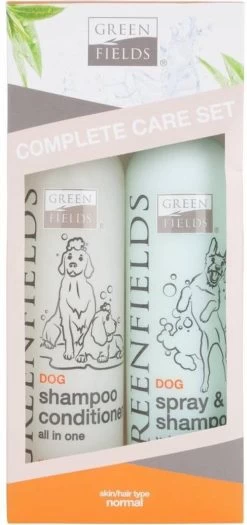 Greenfields Vacht Verzorging Set Voor Honden Shampoo, Conditioner & Droogshampoo