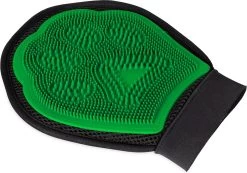 WUFY Borstel Handschoen Voor Honden En Katten – Huisdierenborstel – Verzorgingsborstel – Massageborstel – Groen