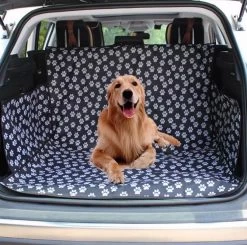 Waterdichte XXL Hondendeken Voor Auto – Hondenmat – Autodeken Voor Je Hond – Hondendeken Voor Je Auto Kofferbak – Boot Cover – Pootjespatroon